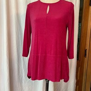 Travelers by Chicos beautiful pink tunic top size 4/6